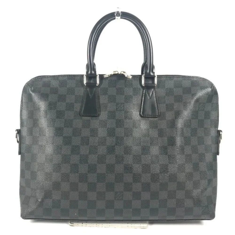 LOUIS VUITTON N48224 Damier Graphite Porto Document Jour PDJ briefcase bag